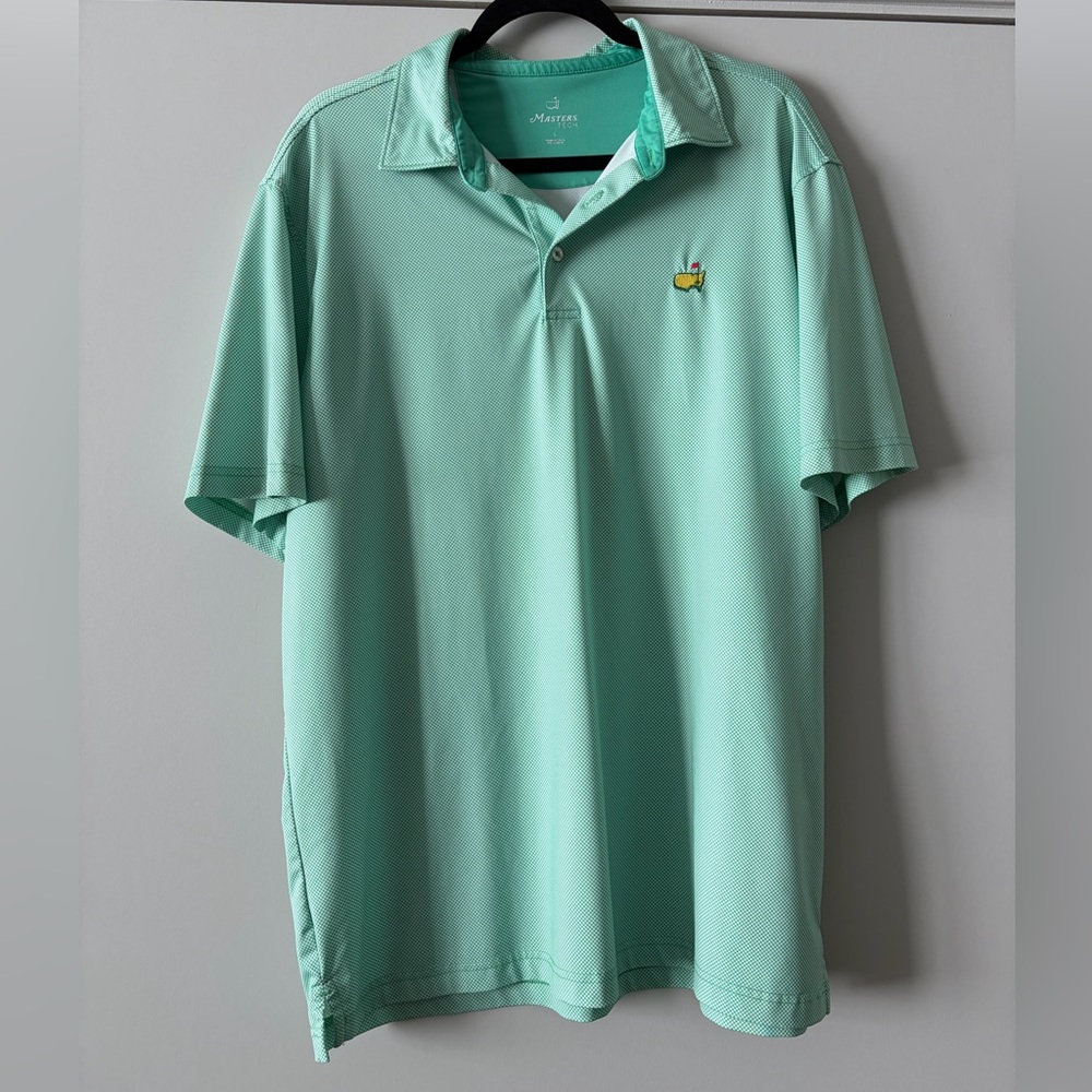 Men's Masters Green Golf Shirt